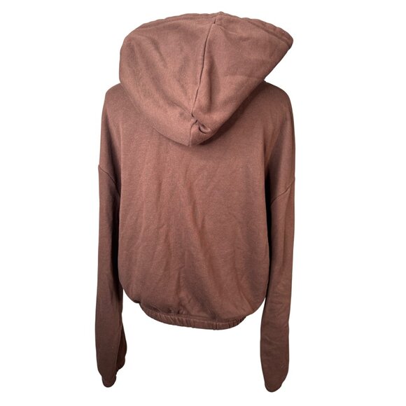 2/$30 Zara Large Chocolate Brown Cotton & Polyester Sweatshirt - Picture 7 of 15